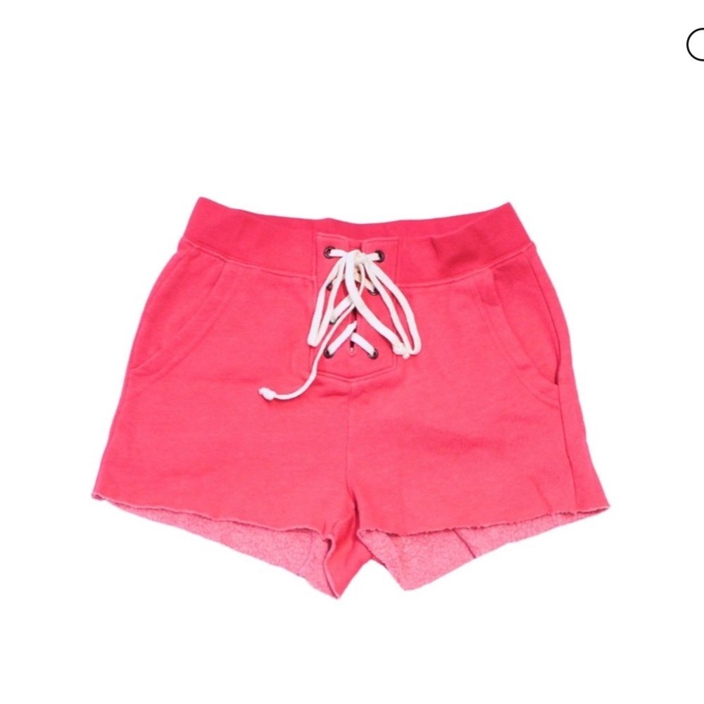 Wildfox Couture Pink mod four all lace up shorts - Picture 7 of 14